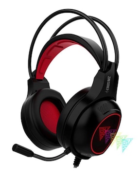 Audífono Over-Ear Gamer Gamdias Eros M2 Alámbricos Con Cancelación De Ruido