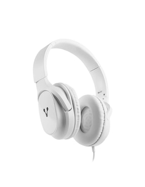 Audífonos Over-Ear Vorago HP-301-WH Alámbricos Con Cancelación De Ruido