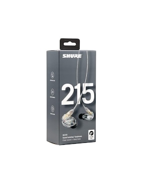 Audífonos In-Ear Shure alámbricos con cancelación de ruido