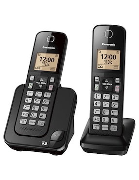 Teléfono Panasonic inalámbrico KX-TGC352 2 auriculares