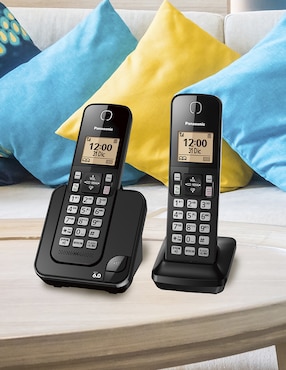 Teléfono Panasonic inalámbrico KX-TGC352 2 auriculares