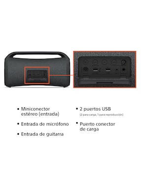 Bocina portátil Sony Srs-xg500/bcla7 bluetooth