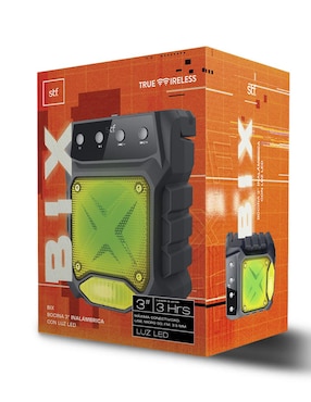 Bocina Inalámbrica con Luz LED STF Bix