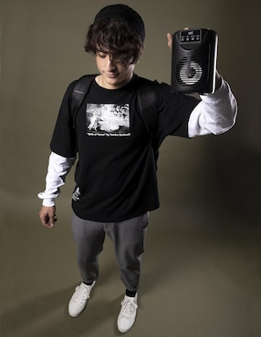 Bocina Inalámbrica con Luz LED STF Turbo