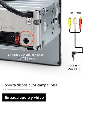 Pantalla para auto Sony