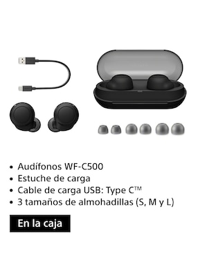 Audífonos In-Ear Sony Wf-C500 inalámbricos