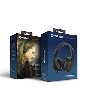 Audífonos On-Ear Motorola Moto Xt120 alámbricos con cancelación de ruido