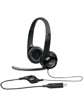 Audífonos On-Ear Logitech H390 alámbricos