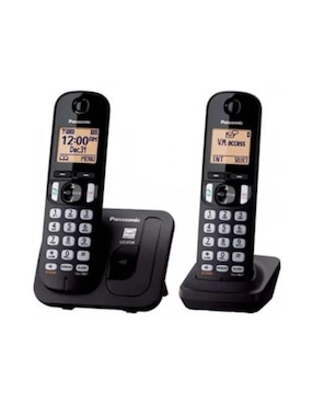 Teléfono Panasonic inalámbrico 2 auriculares