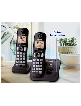 Teléfono Panasonic inalámbrico 2 auriculares