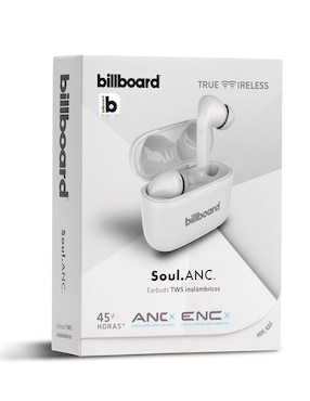 Audífonos True Wireless Billboard Soul Anc/Enc inalámbricos con cancelación de ruido