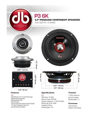 Bocina Db Drive P36K