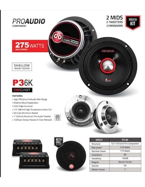 Bocina Db Drive P36K