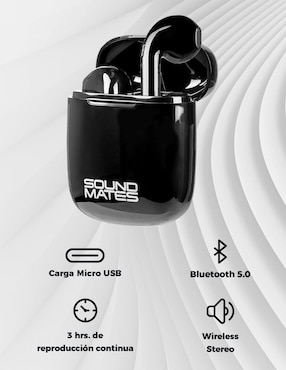 Audífonos True Wireless Techzone Sound Mates inalámbricos