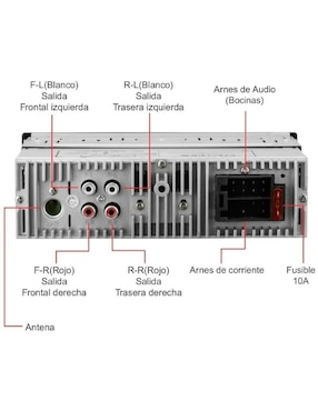 Autoestéreo un din Soundstream xp-24b