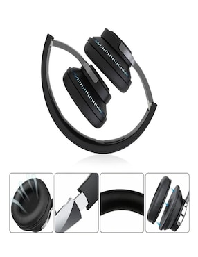 Audífonos Over-Ear Genérica Diadema Bluetooth 5.1 alámbricos e inalámbricos con cancelación de ruido