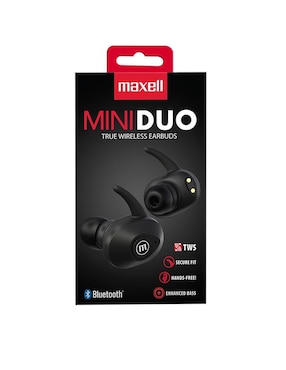 Audífonos True Wireless Maxell Mini Duo inalámbricos con cancelación de ruido