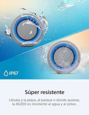 Bocina portátil Sony XG300 bluetooth