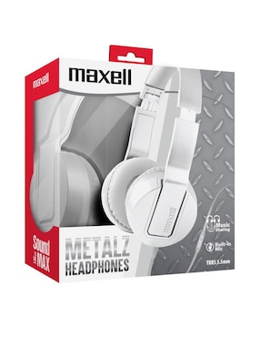 Audífonos On-Ear Maxell Metalz alámbricos