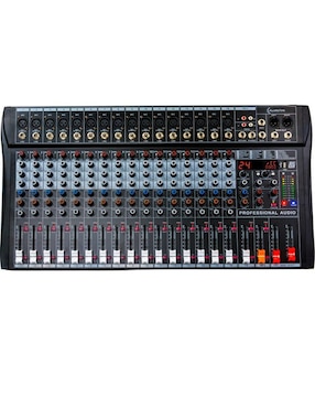 Mezcladora Mixer Audiotek MKZ-MEZCL16CHNEG