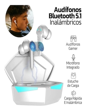 Audífonos True Wireless Genérica Auriculares P30 inalámbricos con cancelación de ruido