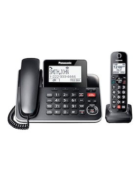 Teléfono Panasonic KX-TGF870B 2 auriculares