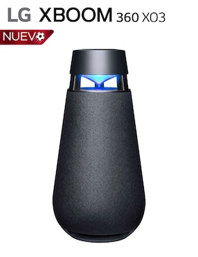 Bocina portátil LG XBOOM 360 XO3QBK alámbrica e inalámbrica