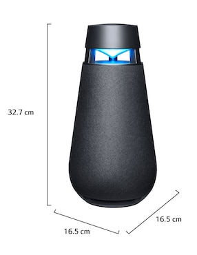 Bocina portátil LG XBOOM 360 XO3QBK alámbrica e inalámbrica