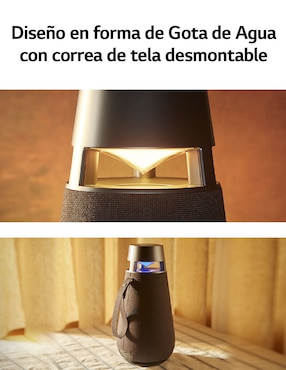 Bocina portátil LG XBOOM 360 XO3QBK alámbrica e inalámbrica