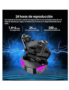 Audífonos True Wireless Genérica Bluetooth inalámbricos con cancelación de ruido
