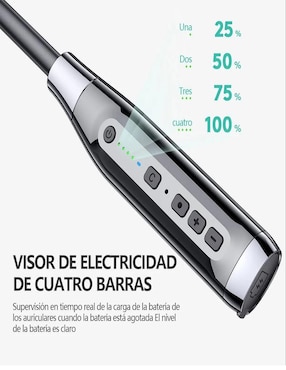 Audífonos In-Ear Genérica Bluetooth Montados En El Cuello inalámbricos con cancelación de ruido
