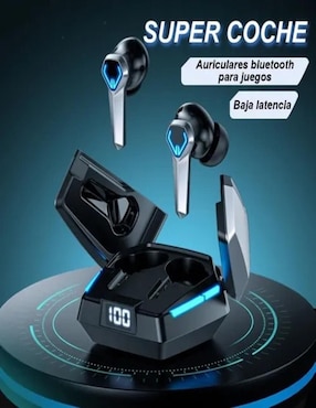 Audífonos True Wireless Genérica Gamer Bluetooth 5.0 Impermeable inalámbricos con cancelación de ruido