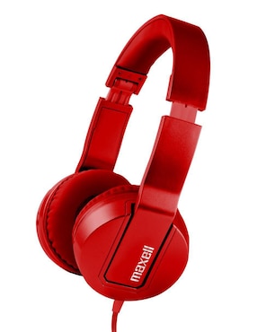 Audífonos On-Ear Maxell Metalz Rojo Alámbricos