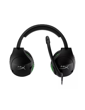 Audífonos Over-Ear Hyperx Hx-Hscsx-Bk alámbricos con cancelación de ruido