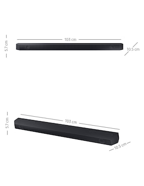 Barra de sonido Samsung Hw-Q600C/Zx con subwoofer