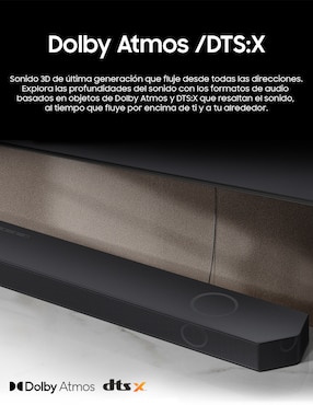 Barra de sonido Samsung Hw-Q600C/Zx con subwoofer