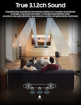 Barra de sonido Samsung Hw-Q600C/Zx con subwoofer