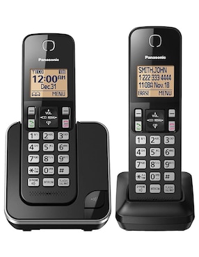 Set de teléfonos Panasonic KX-TGC384C 4 auriculares
