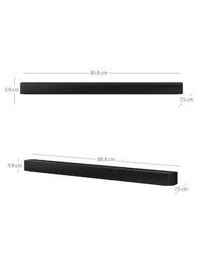 Barra de sonido Samsung Hw-C450/Zx con subwoofer