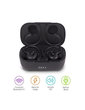 Audífonos True Wireless Redlemon 79445-Bl inalámbricos con cancelación de ruido