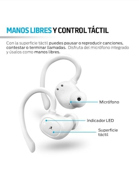 Audífonos True Wireless Redlemon 79445-Wh inalámbricos con cancelación de ruido