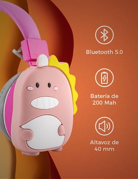 Audífonos Over-Ear Techzone Dn-Lyej60 inalámbricos con cancelación de ruido