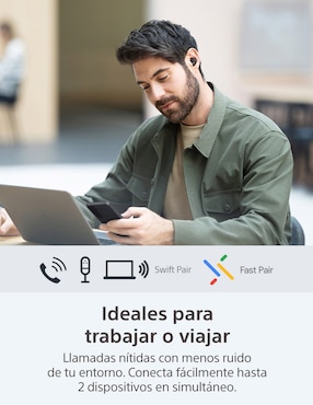 Audífonos True Wireless Sony Wf-1000Xm5 inalámbricos con cancelación de ruido