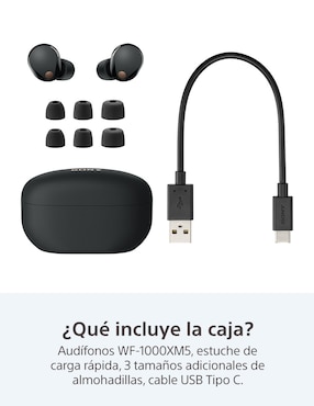 Audífonos True Wireless Sony Wf-1000Xm5 inalámbricos con cancelación de ruido