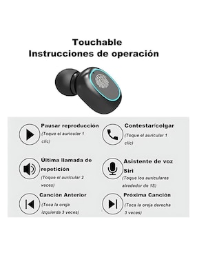 Audífonos In-Ear Genérica Et237 inalámbricos