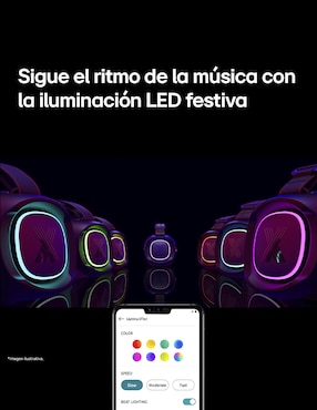 Bocina portátil LG XBOOM Go XG8 inalámbrica