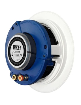 Bocina Kef CI 130QR, White alámbrica