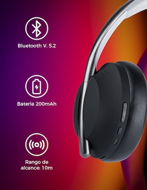 Audífonos Over-Ear Icon Tzdj01 alámbricos e inalámbricos