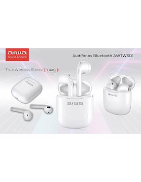 Audífonos True Wireless Aiwa Awtwsd1 inalámbricos