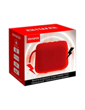 Bocina portátil Aiwa AWKF3R bluetooth